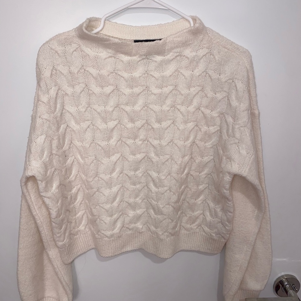 Banana Republic Cream Knit Sweater
